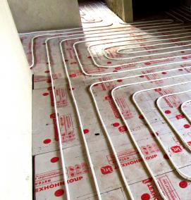 теплый пол в квартире - тип 4