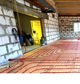 теплый пол в теплице - модель 1