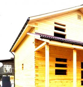 теплый сруб - модель 1