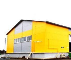 типовые ангары из металлоконструкций - вариант 4