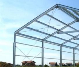 типовые склады из металлоконструкций - модель 1