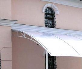 тонированный монолитный поликарбонат - вариант 2