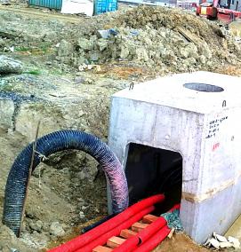 топографическая съемка инженерных сетей - модель 1