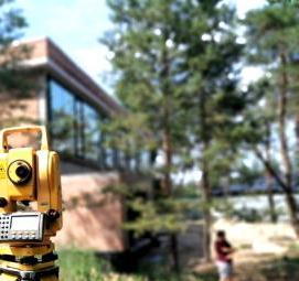топографическая съемка тахеометром - модель 4