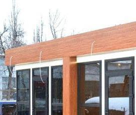 торговый павильон из металлоконструкций - вариант 4