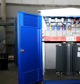 трансформаторная подстанция с двумя трансформаторами - модель 4