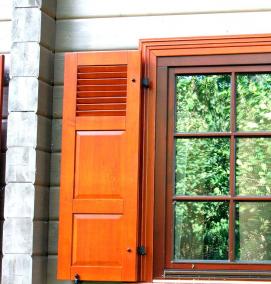 трапециевидные деревянные окна - тип 2