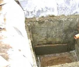 трехкамерный  из бетонных колец - вариант 1