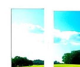 трехстворчатое пластиковое окно - вариант 1