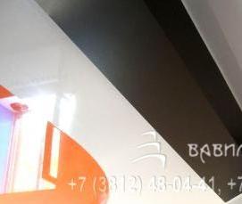 трехуровневый потолок натяжной - вариант 3