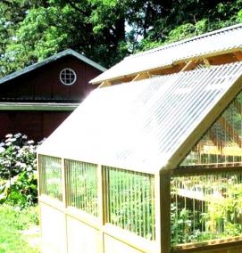 треугольная теплица - модель 4