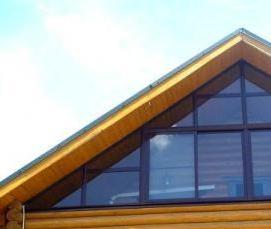 треугольные мансардные окна - модель 4