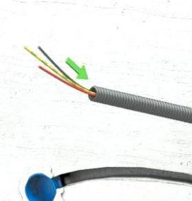 тросовая прокладка кабеля - тип 1