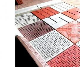 тротуарная брусчатка белая - модель 4