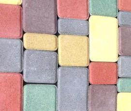 тротуарная плитка 25 на 25 - модель 1