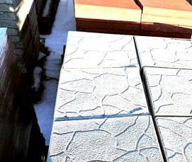 тротуарная плитка 40х40 для дорожек - вариант 3