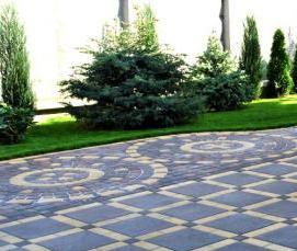 тротуарная плитка 8 мм - модель 3