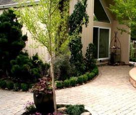 тротуарная плитка для дорожек на даче - модель 3