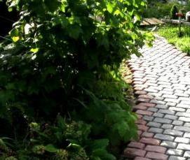 тротуарная плитка двух цветов - модель 2