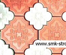 тротуарная плитка гжелка - вариант 4