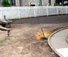 тротуарная плитка на бетонную дорожку - тип 2