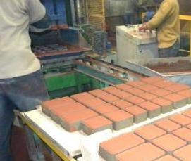 тротуарная плитка на бетонную основу - вариант 4