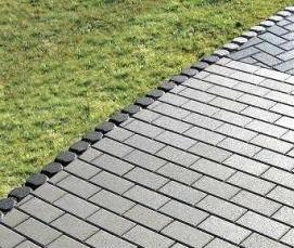 тротуарная плитка на бетонную основу - вариант 3