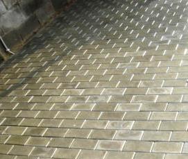 тротуарная плитка серый кирпич - модель 3