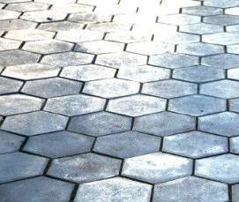 тротуарная плитка соты - вариант 4