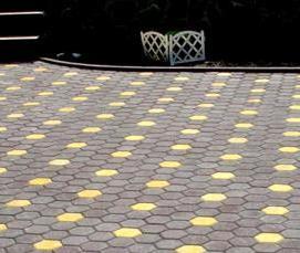 тротуарная плитка соты - вариант 2