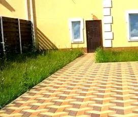 тротуарная плитка трех цветов - тип 3