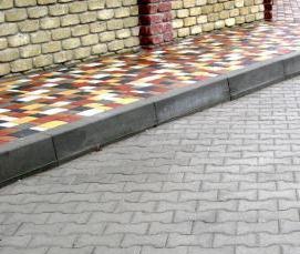 тротуарная плитка вибропрессованная брусчатка - тип 1