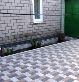 тротуарный цемент - модель 4