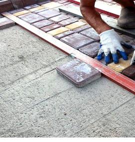 тротуарный цемент - модель 2