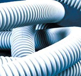 труба гофрированная ПВХ со стальной протяжкой - вариант 3