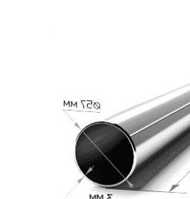 труба стальная электросварная 57х3,5 мм - тип 3