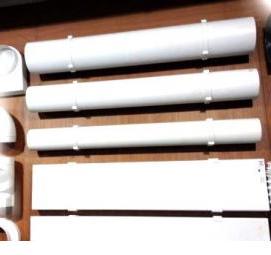 трубы для вентиляции пластиковые круглые - модель 4