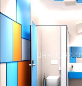 туалетные кабины для школы - тип 4