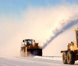 уборка снега квадроциклом - модель 2