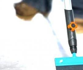 уборка снега волокушей - тип 1