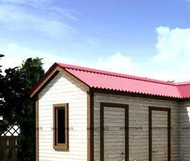 угловая бытовка - тип 4