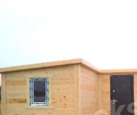 угловая бытовка с душем и туалетом - вариант 4