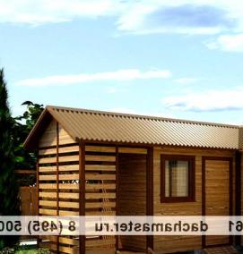 угловой хозблок - вариант 1