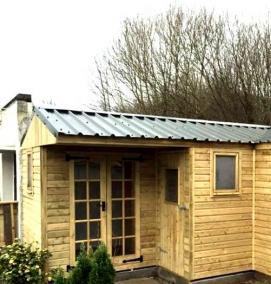 угловой хозблок - вариант 4