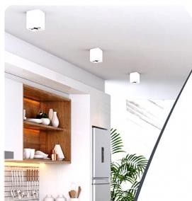 угловой накладной светильник - вариант 3