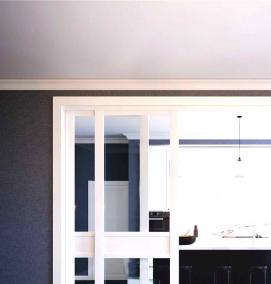 угловые раздвижные двери - тип 3