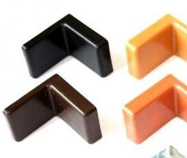 уголки мебельные металлические с накладками - тип 1