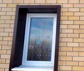 уголки на откосы окон металлические - вариант 4