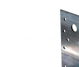 уголок металлический крепежный 100х100 мм - модель 4
