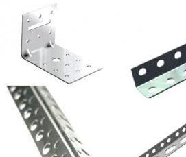 уголок металлический перфорированный 40х40 мм - модель 4